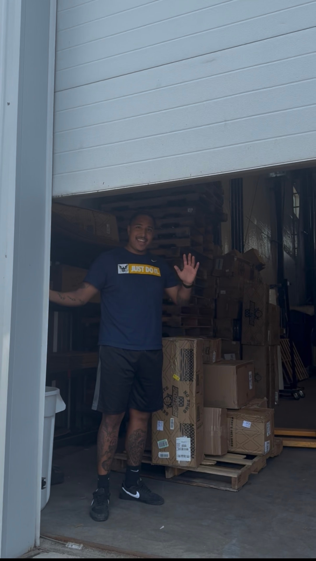Owner at the Stocked & Loaded NJ warehouse loading dock